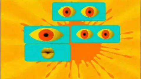 AI Video from prompt: The background starts with yellow with orange in