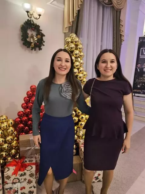 AI Video from prompt: the scene changes to two girls in stockings and 