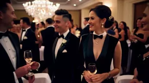 AI Video from prompt: Tuxedo gala affair