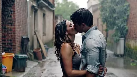 AI Video from prompt: Man and woman both poor. They are in love and ki