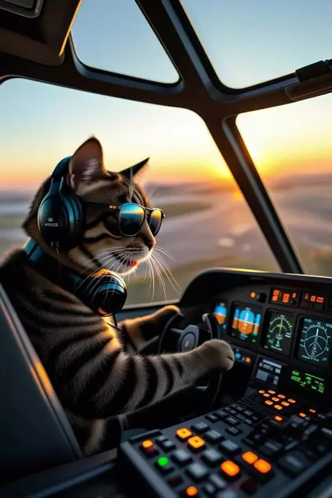 AI Video from prompt: Conduciendo avion a altas velocidades,vertigo ,a
