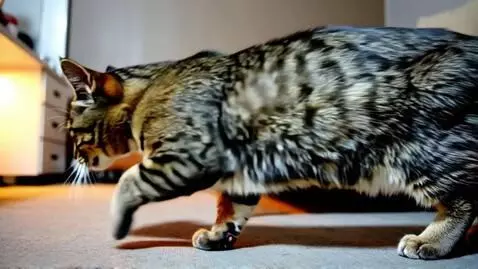 AI Video from prompt: imagining how cats see the world.