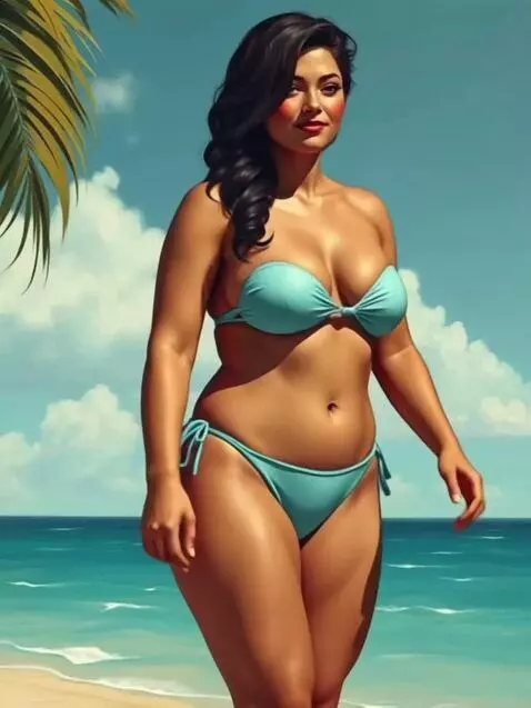 AI Video from prompt: She danced, cutely, to the salsa music that was 