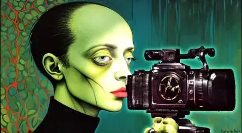 AI Video from prompt: close up camera, cinematic light, dramatic, onir