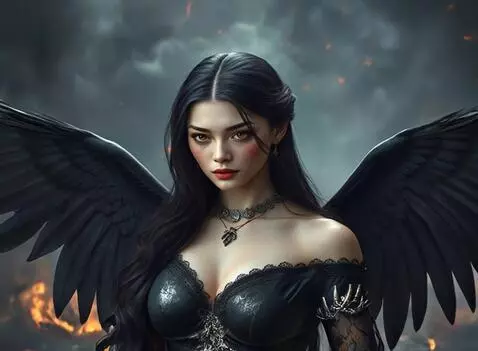 AI Video from prompt: lilit,hell,flame