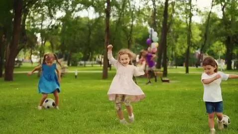 AI Video from prompt: Children playing in park