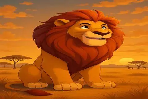AI Video from prompt: le Lion a dit avec fierté : Je suis le plus fort