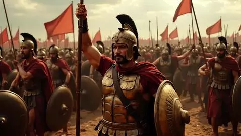 AI Video from prompt: The 300 Spartans and the war against persia