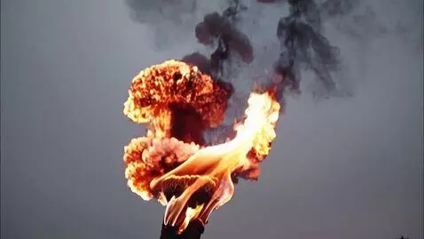 AI Video from prompt: Jumping on fire