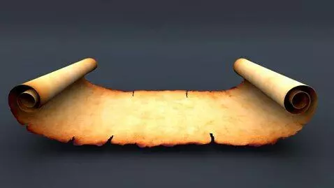 AI Video from prompt: A highly realistic animation of an ancient parch