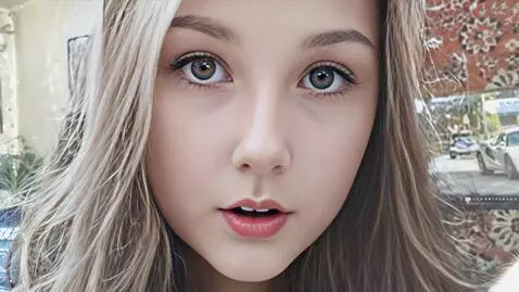 AI Video from prompt: The camera focuses on the face of a beautiful se