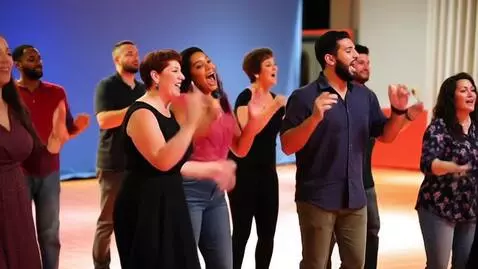 AI Video from prompt: singing and dancing around