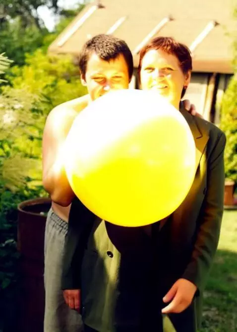 AI Video from prompt: persons transforming into a glowing bouncy ball,