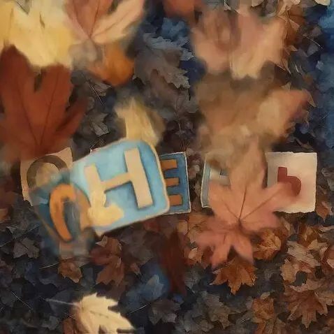 AI Video from prompt: Autumn leaves are falling, a light breeze