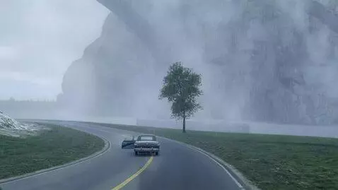 AI Video from prompt: Realistically animate this scene on a rainy city