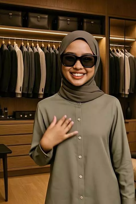AI Video from prompt: Seorang Wanita tampil seperti fashion influencer