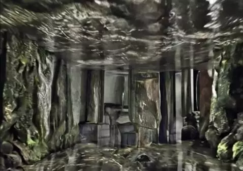 AI Video from prompt: The camera moves forward and notices that there 