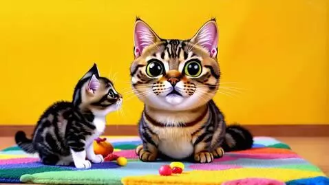 AI Video from prompt: Miyavv the cat says  and cat says noooo why and 