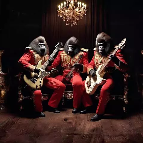 AI Video from prompt: legends rocking in the free world, zoom out as t