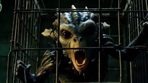 AI Video from prompt: a alien looking creature something like a modifi