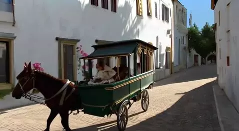 AI Video from prompt: Тихий город 18 века днём.