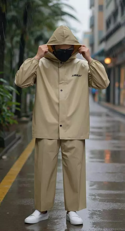 AI Video from prompt: buat dia berpose seperti sedang mempromosikan ja