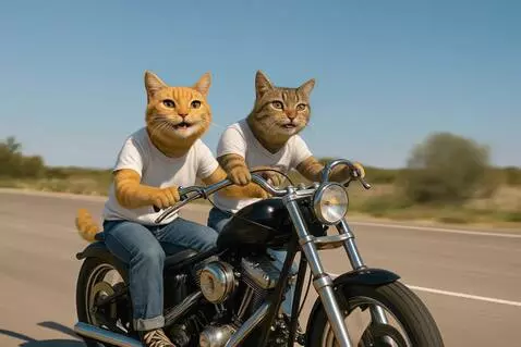 AI Video from prompt: Conducen moto a alta velocidad,adrenlina,vertigo