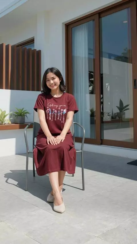 AI Video from prompt: styled like a female model having a photo sessio