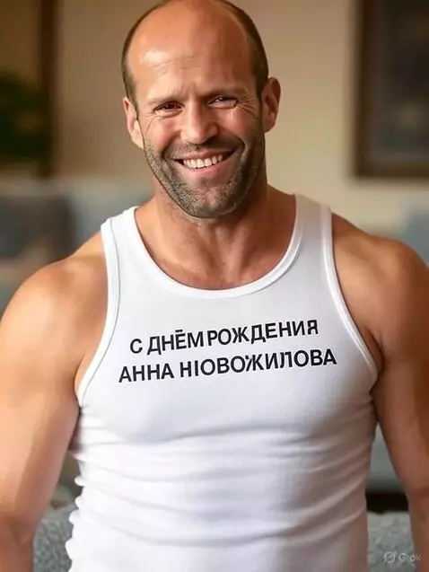 AI Video from prompt: Этот человек улыбается и предлагает мне бокал ви