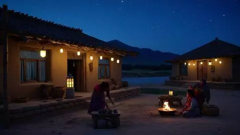 AI Video from prompt: A peaceful night scene in Surkhandarya, Uzbekist