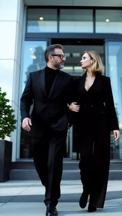 AI Video from prompt: мужчина и женщина быстро уходят из кадра.