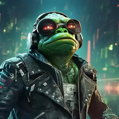 AI Video from prompt: He looks and points at a sign that reads Pepe an