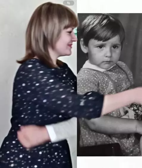 AI Video from prompt: Взрослая женщина обнимает маленькую девочку