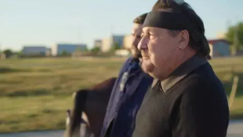 AI Video from prompt: make a video where a fat man walks and says " о 