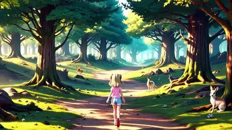 AI Video from prompt: *"A joyful little girl with light blonde hair ti