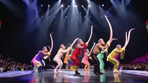 AI Video from prompt: Argonian lizard Nsync group singing and dancing 