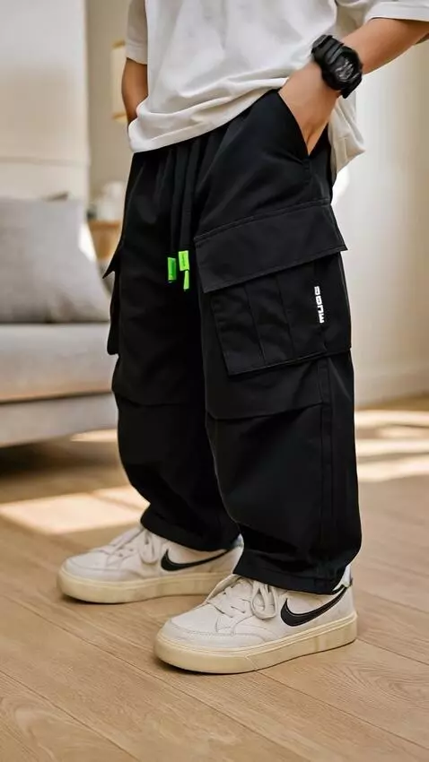 AI Video from prompt: Anak tersebut menyilangkan tangan di dada berpos