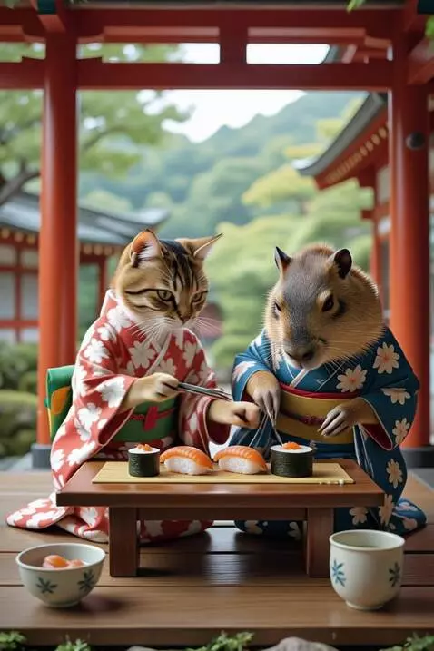 AI Video from prompt: Cocinan,cinematografico,camara se aleja lentamen