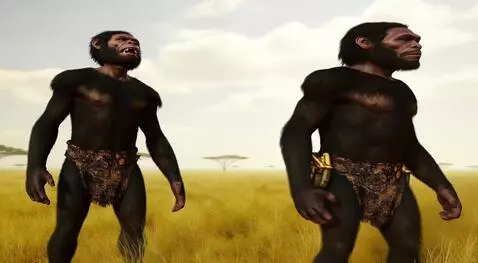 AI Video from prompt: Prehistoric African savanna, golden dry grasses 