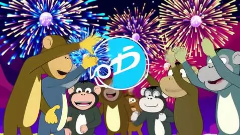 AI Video from prompt: 5-second celebratory clip for 100,000 views. Sho