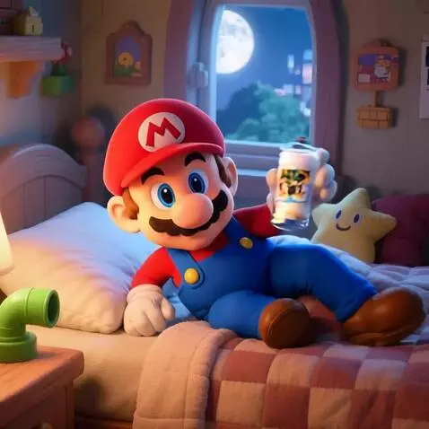 AI Video from prompt: Sleeping Mario
