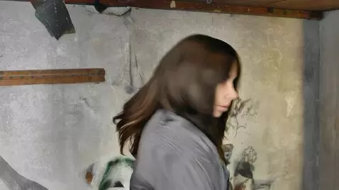 AI Video from prompt: She impressively dances beautifully to drum and 