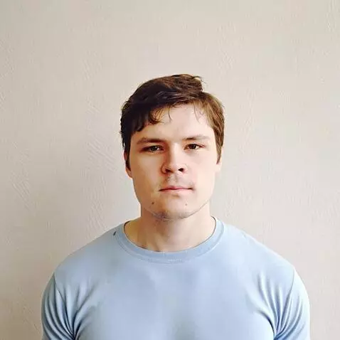 AI Video from prompt: Camera moves back showing muscular body of the m