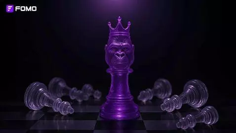 AI Video from prompt: Fomoape king wins the game