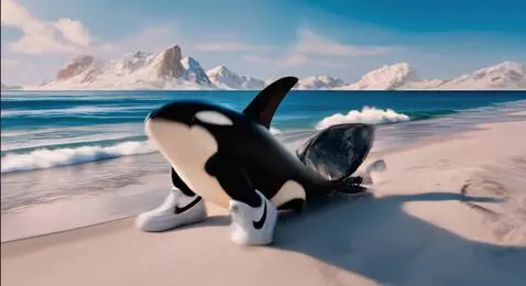 AI Video from prompt: the character turns into a RACING TANK ON EXTINC