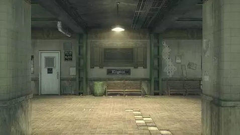 AI Video from prompt: Animate this image of an empty subway station. K