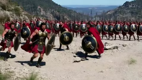 AI Video from prompt: generate a short video about The Spartans warrio