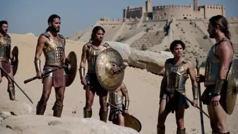 AI Video from prompt: generate a short video about The Spartans warrio