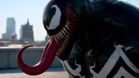 AI Video from prompt: (Marvel Sony Artstyle) Movie scene of a tall Ven