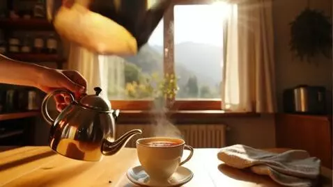 AI Video from prompt: A serene and beautifully lit scene unfolds as a 